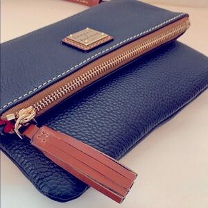 NWT - Dooney & Bourke Midnight Blue Fold Over Crossbody Bag Great gift!